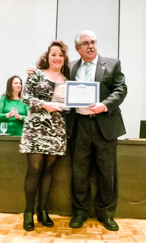 Entrega Medalla a Maribel Romero
